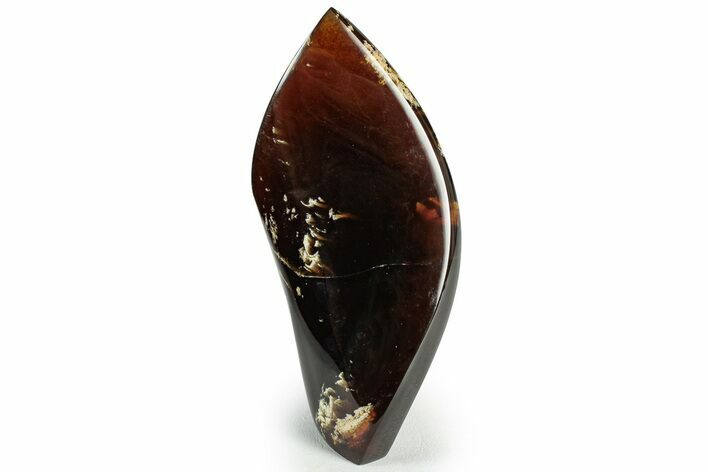 Tall, Free-Standing Polished Indonesian Blue Amber #311486